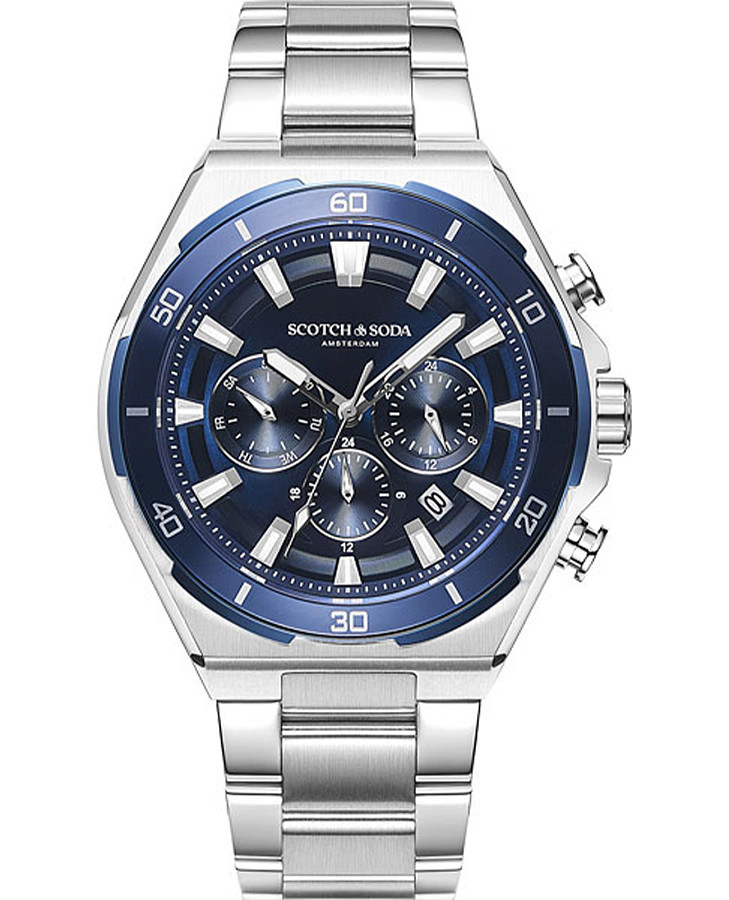 Часы Scotch&Soda SSM.118C — мужские, синий