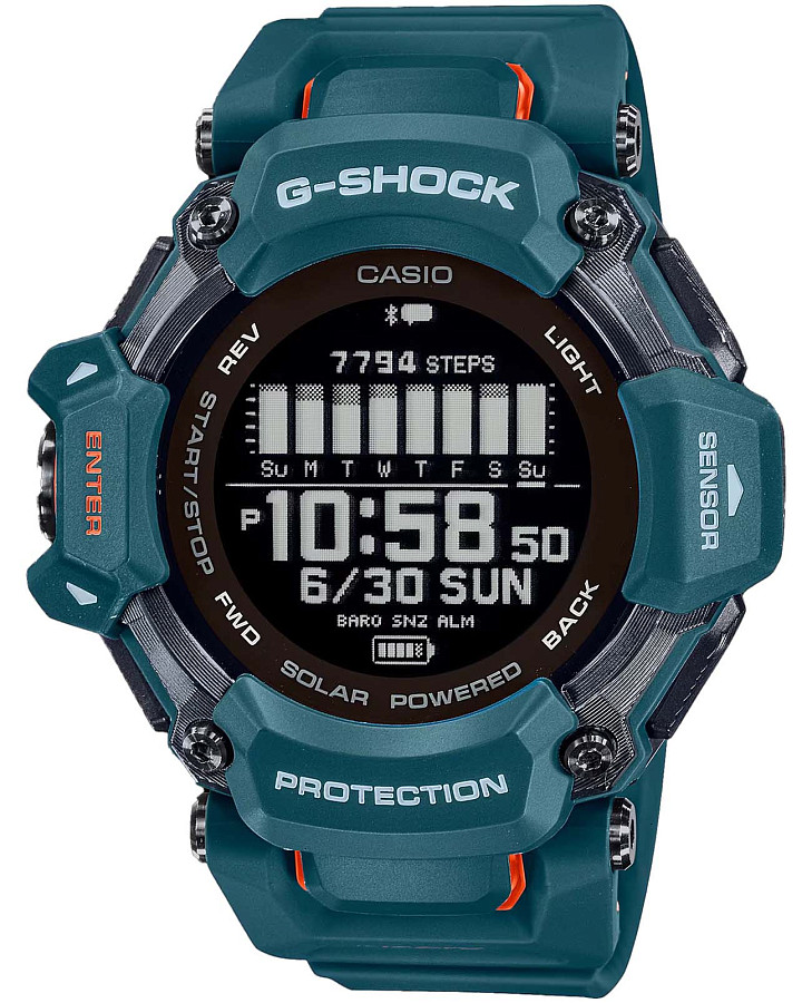 Часы Casio G-Shock GBD-H2000-2DR (GBD-H2000-2) — мужские, черный