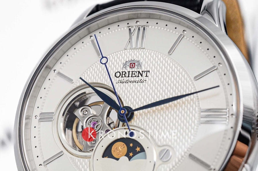 Часы Orient Sun & Moon RA-AS0011S (RN-AS0011S) — мужские, кожаный