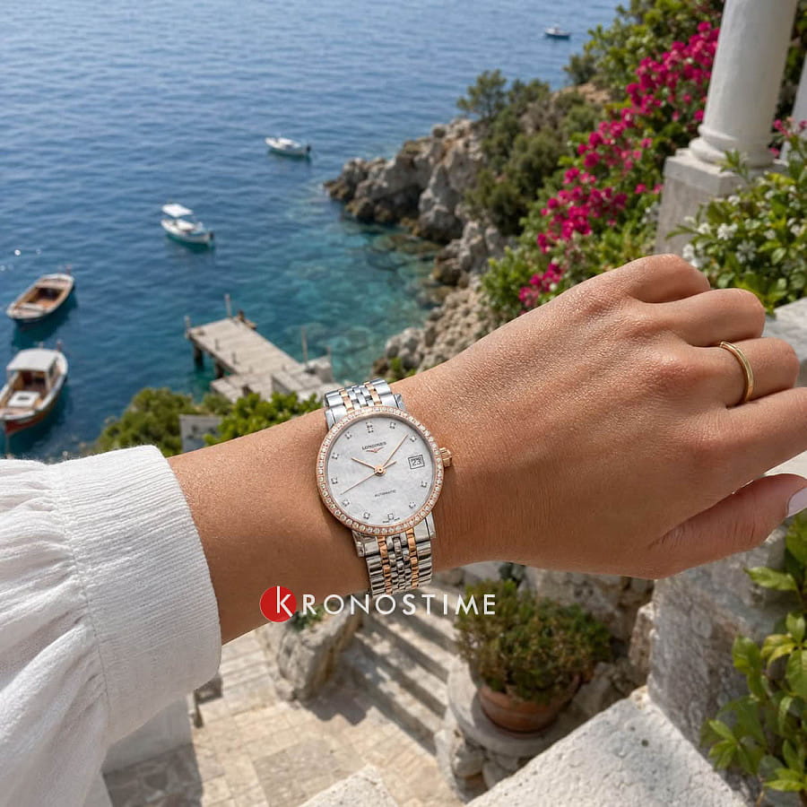 Часы Longines Elegance Elegant Collection 25.50 mm L4.309.5.81.7 — перламутровый, сталь металл