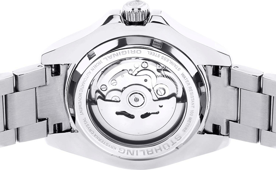 Часы Stuhrling Aquadiver 4048.3 — сталь металл, США
