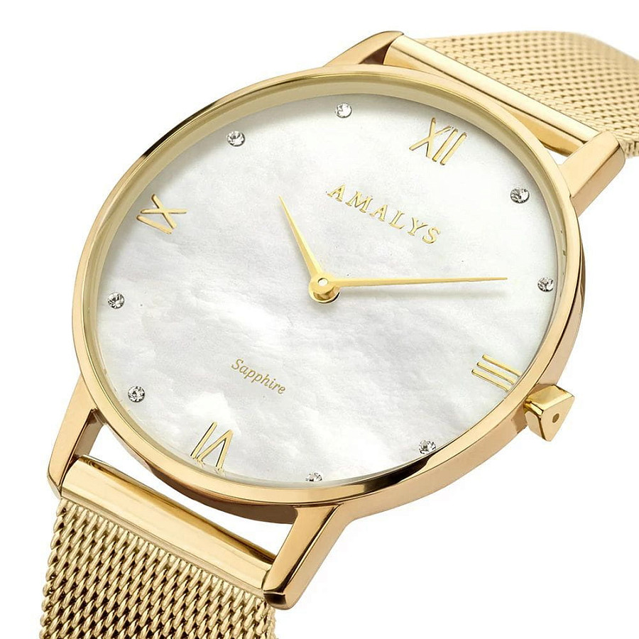 Часы Amalys Kelly AMW-183 — кварцевые, металл сталь