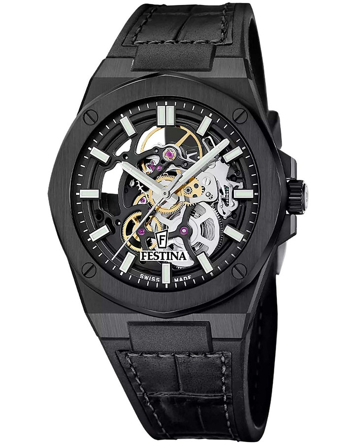 Часы Festina Automatic F22015/1 — мужские, серебристый