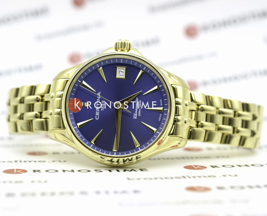 Часы Certina DS Action Lady Diamonds C032.051.33.046.00 — кварцевые, металл сталь