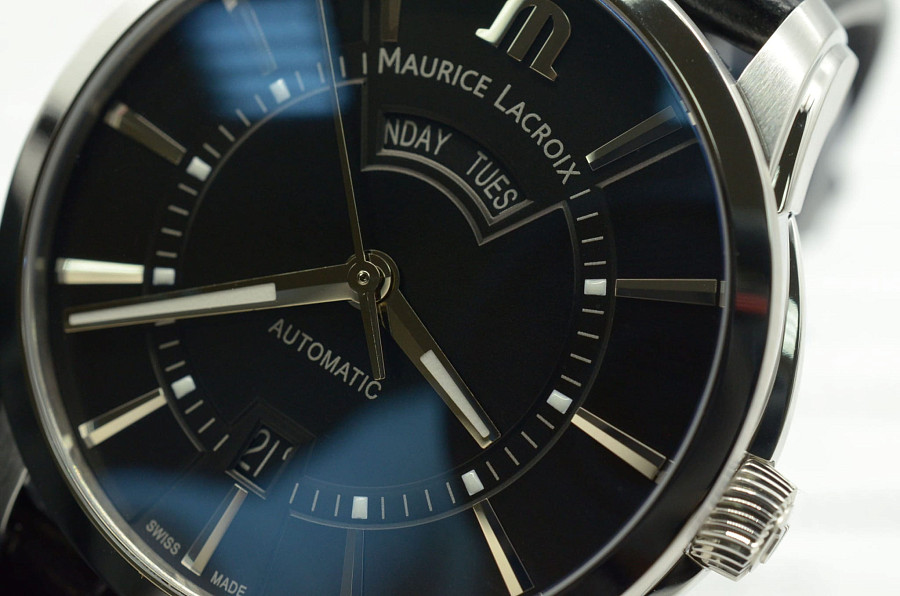 Часы Maurice Lacroix Pontos Day Date PT6358-SS001-330-1 — металл сталь, Швейцария