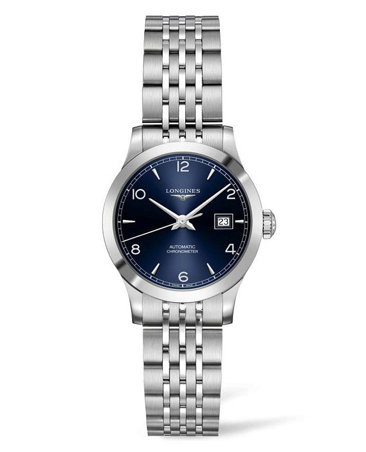 Часы Longines Record Collection L2.321.4.96.6 — женские, синий