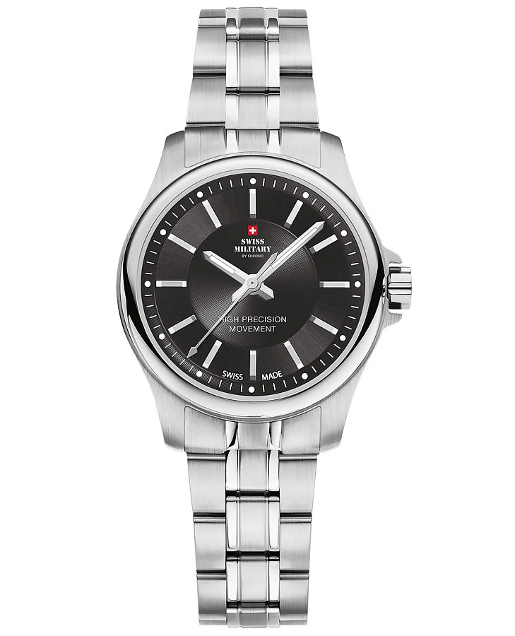 Часы Swiss Military by Chrono Сверхточные SM30201.01 — женские, черный