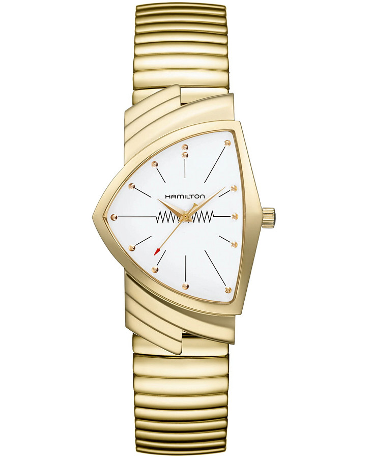 Часы Hamilton Ventura Quartz H24301111 — мужские, белый