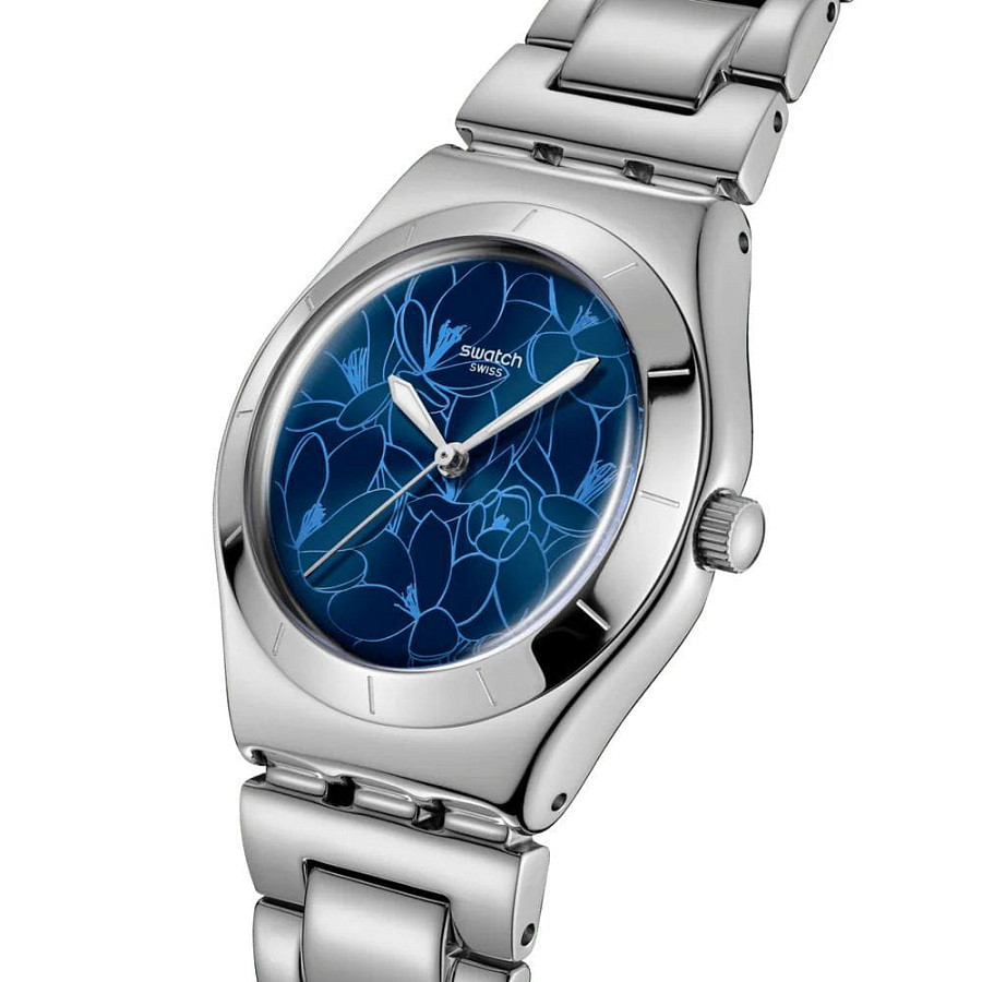 Часы Swatch Gent Petal Frenzy YLS235G — женские, нержавеющая сталь