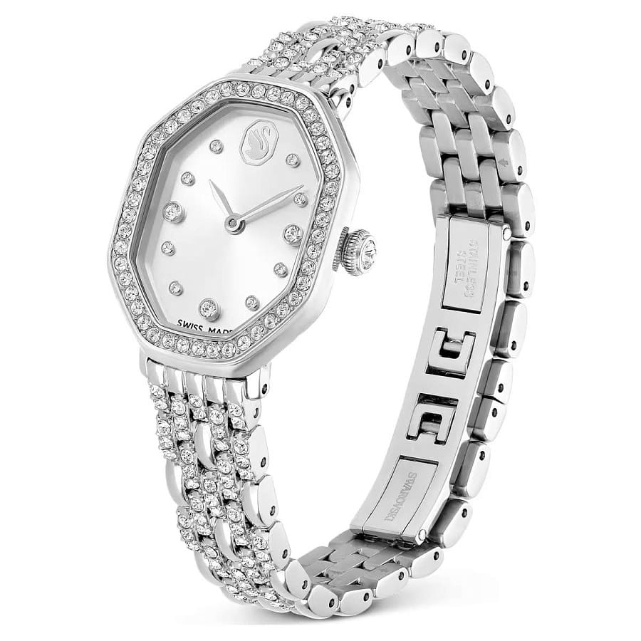 Часы Swarovski Dextera Octagon 5698690 — кварцевые, металл сталь