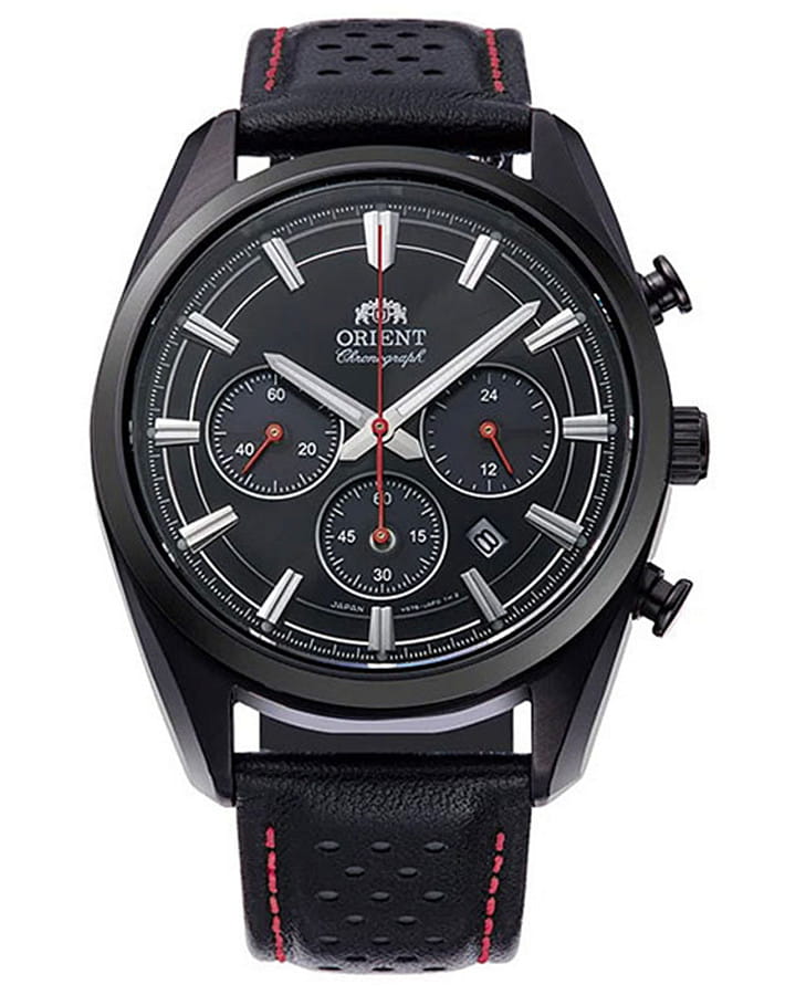 Часы Orient Chronograph RA-TX0309B (RN-TX0309B) — мужские, черный