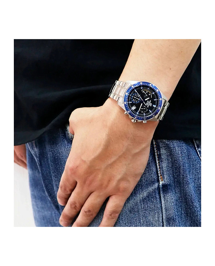 Часы Casio Edifice EFV-540D-2AVUDF (EFV-540D-2A) — кварцевые, металл сталь
