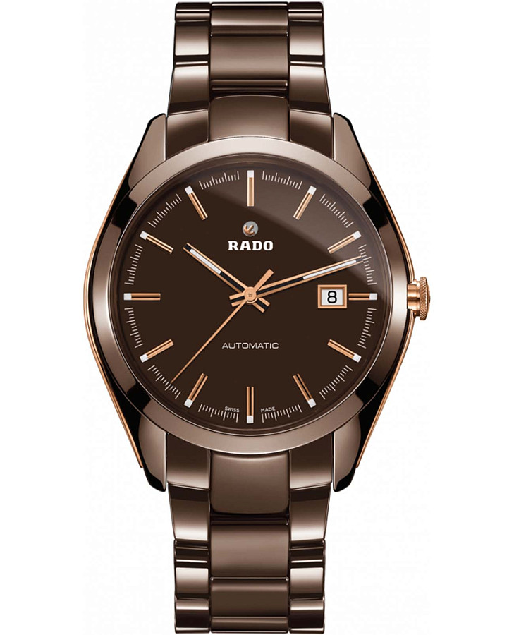 Часы Rado Hyperchrome R32176302 — мужские, коричневый