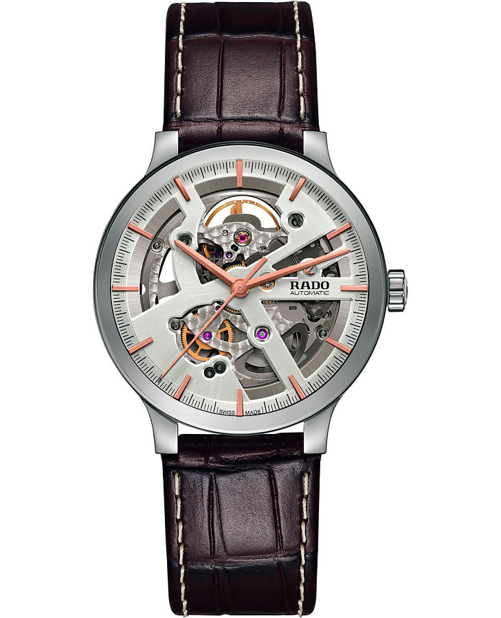 Часы Rado Centrix Automatic Open Heart R30179105 — мужские, черный