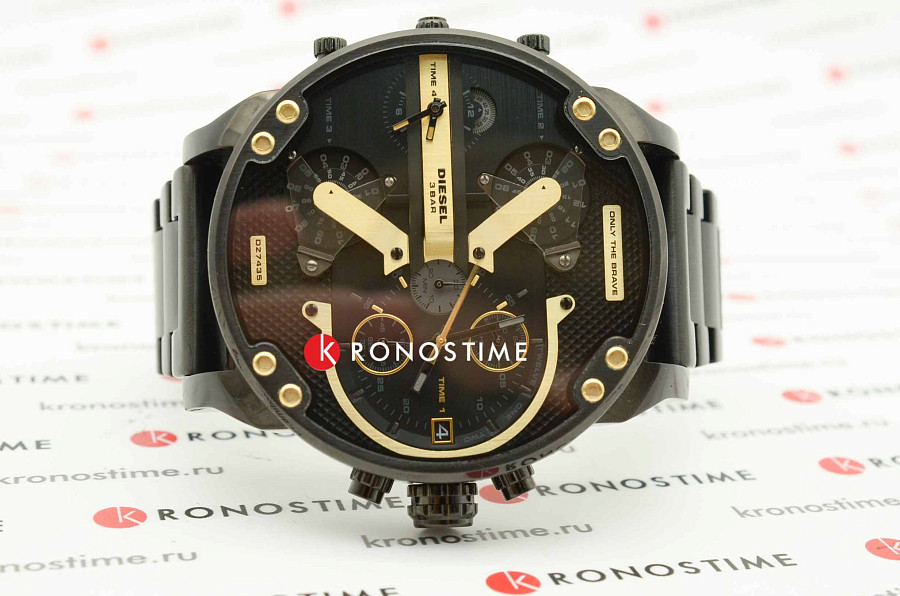 Часы Diesel DZ7435 Mr Daddy 2.0 — сталь металл, Италия