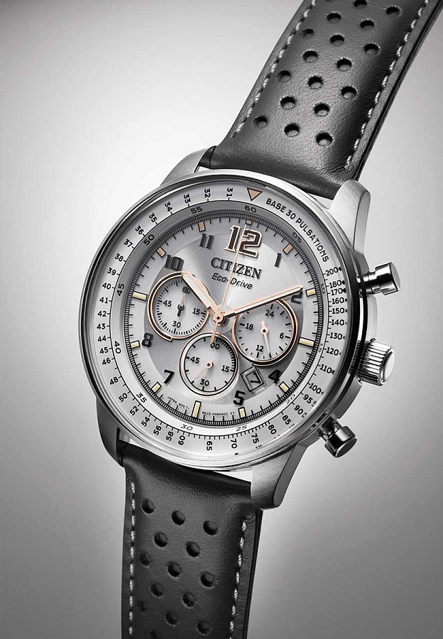 Часы Citizen Eco-Drive CA4500-24H — кожаный, мужские