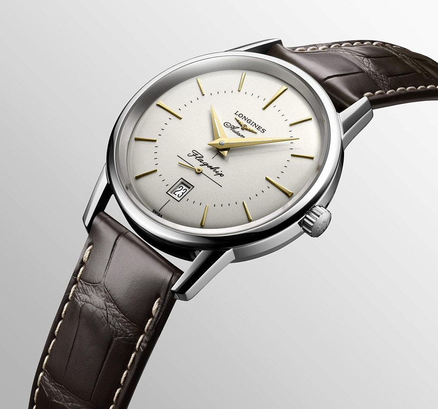 Часы Longines Heritage L4.795.4.78.2 — Швейцария, механические
