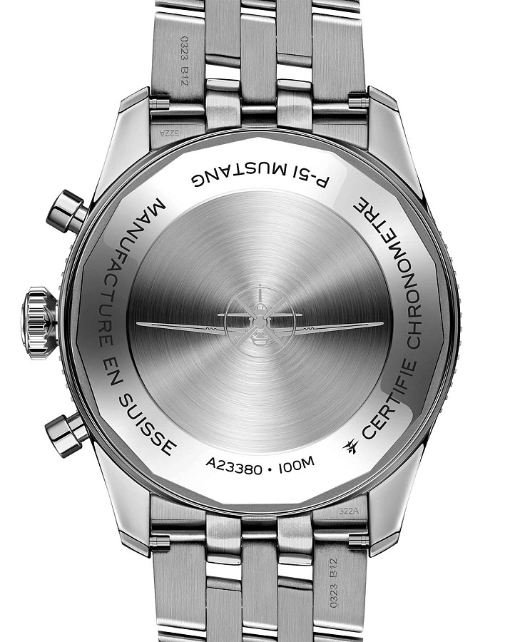 Часы Breitling Classic Avi Chronograph 42 P-51 Mustang A233803A1B1A1 — нержавеющая сталь, мужские