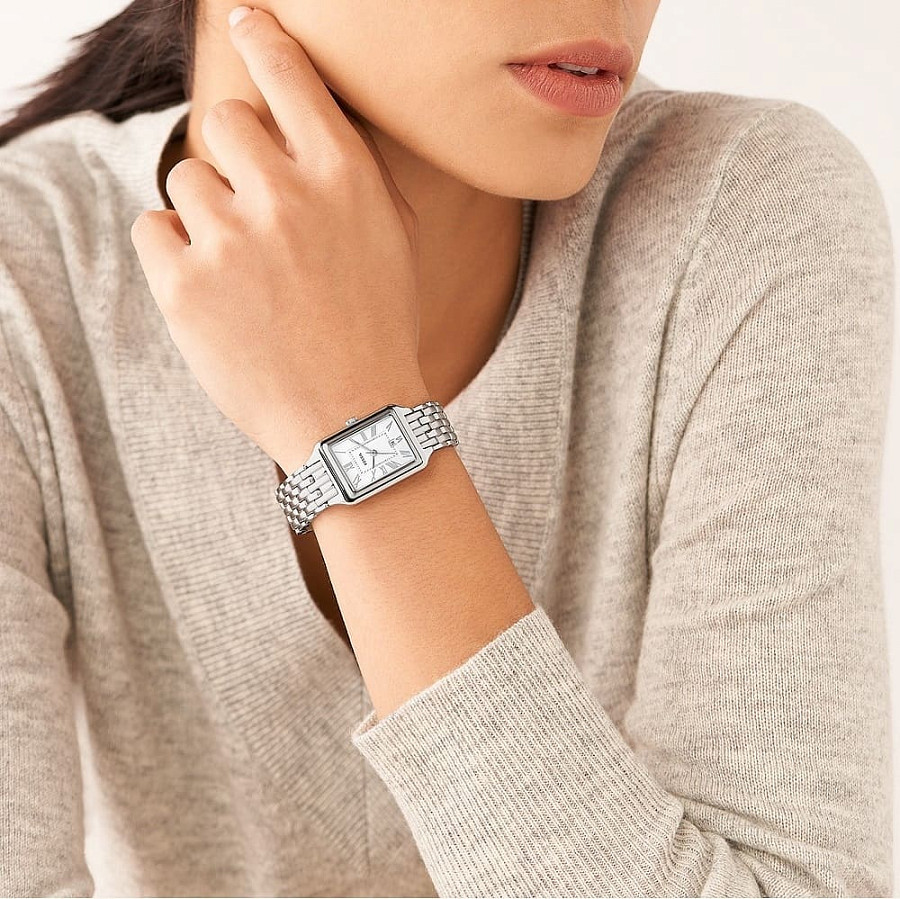 Часы Fossil Raquel ES5221 — белый, металл сталь