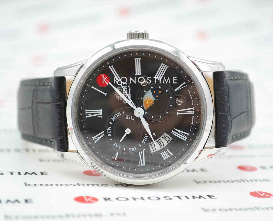 Часы Orient Sun And Moon RA-AK0010B (RN-AK0010B) — механические, Япония, мужские
