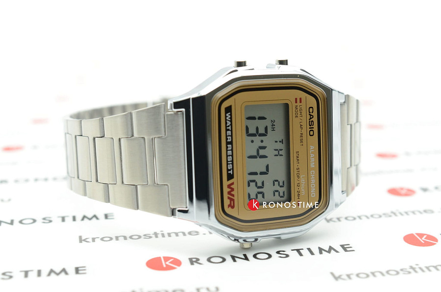 Часы Casio A-158WEA-9 — кварцевые, пластик