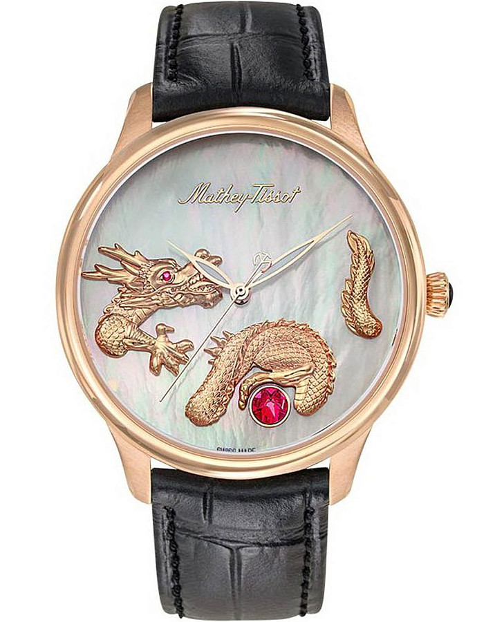 Часы Mathey-Tissot Edmond Automatic Dragon MD1886PA — мужские, перламутровый
