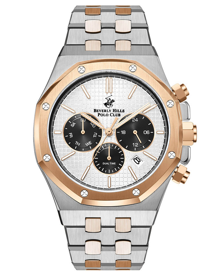 Часы Beverly Hills Polo Club BP3051X.532 — мужские, серебристый