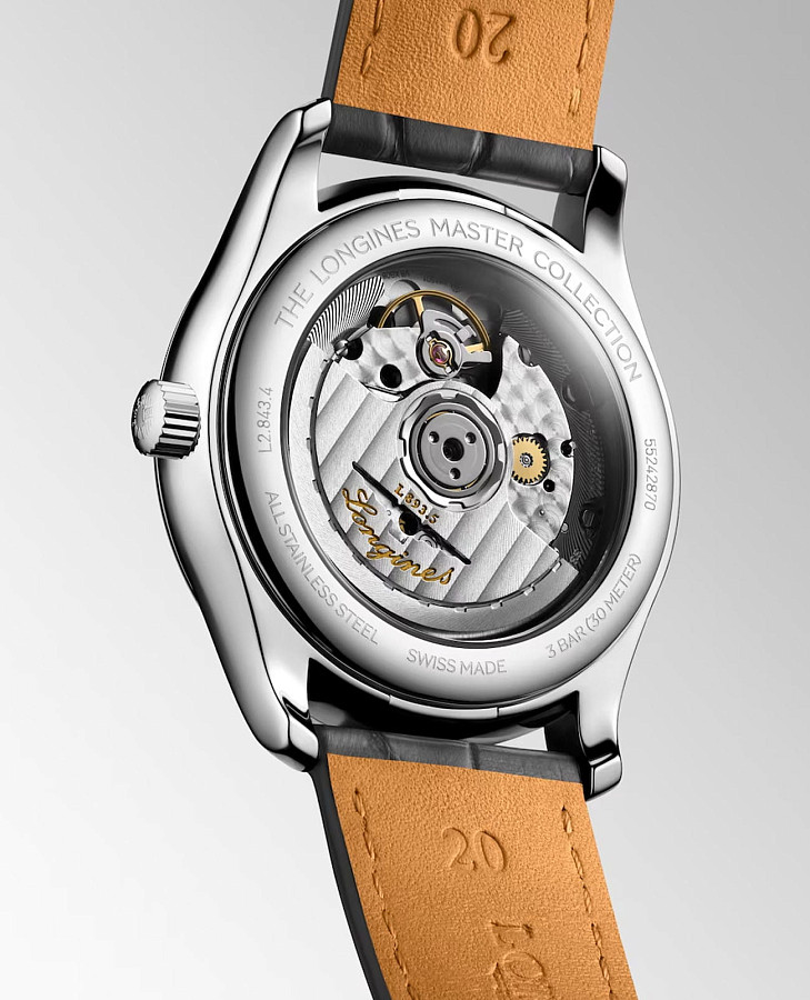 Часы Longines Master Collection L2.843.4.63.2 — механические, металл сталь