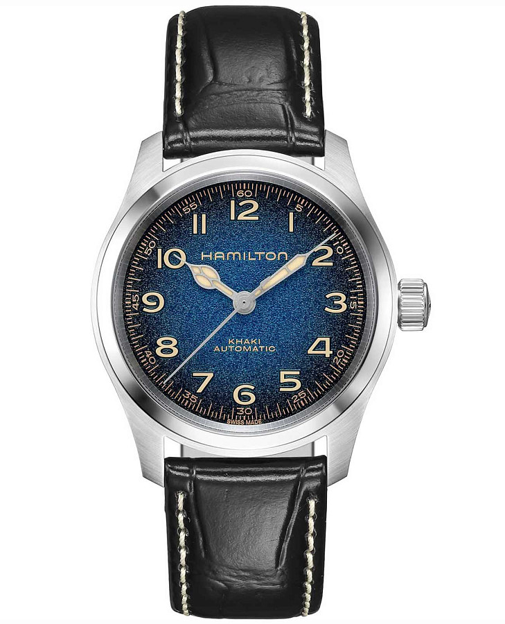 Часы Hamilton Khaki Field Murph 38 mm H70405740 — мужские, синий