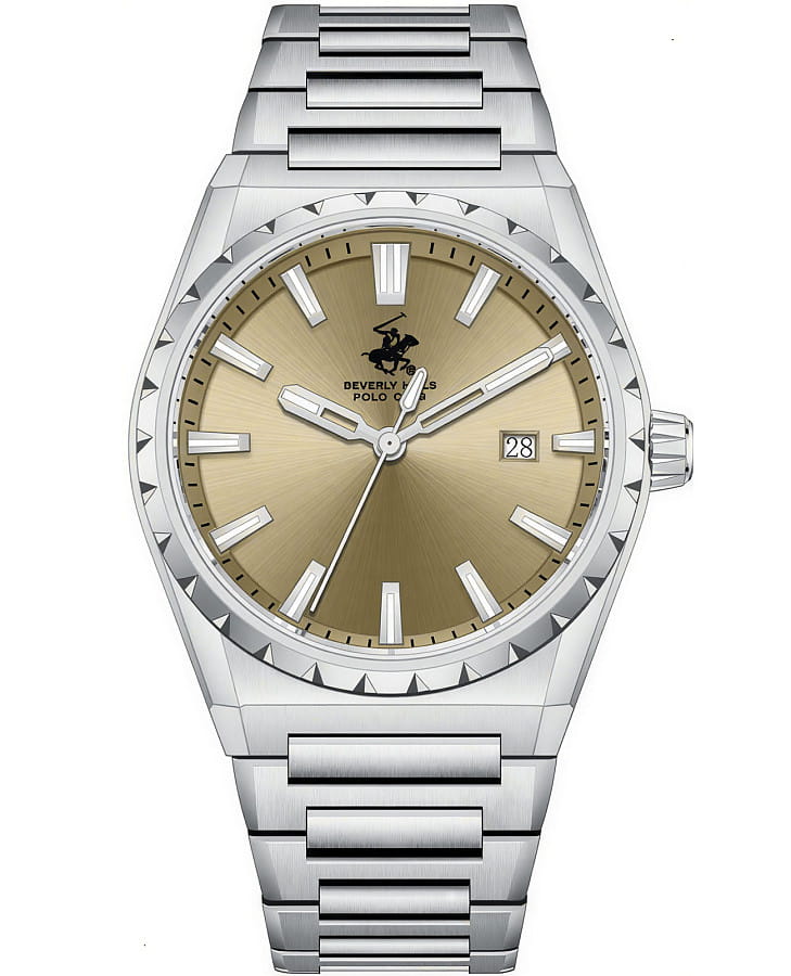 Часы Beverly Hills Polo Club BP3918X.340 — мужские, золотой
