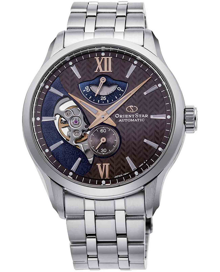 Часы Orient Star RE-AV0B02Y (RK-AV0B02Y) — мужские, антрацитовый
