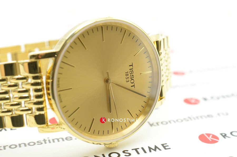 Часы Tissot Everytime Medium T109.410.33.021.00 — сталь c pvd покрытием, мужские