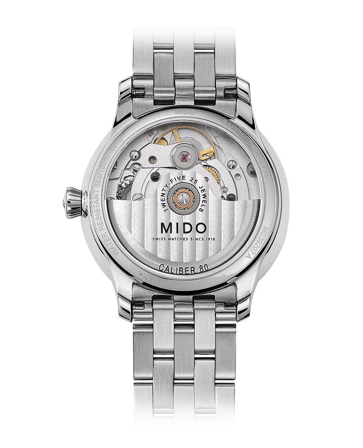 Часы Mido Baroncelli Lady Day M039.207.11.106.00 — механические, сталь металл