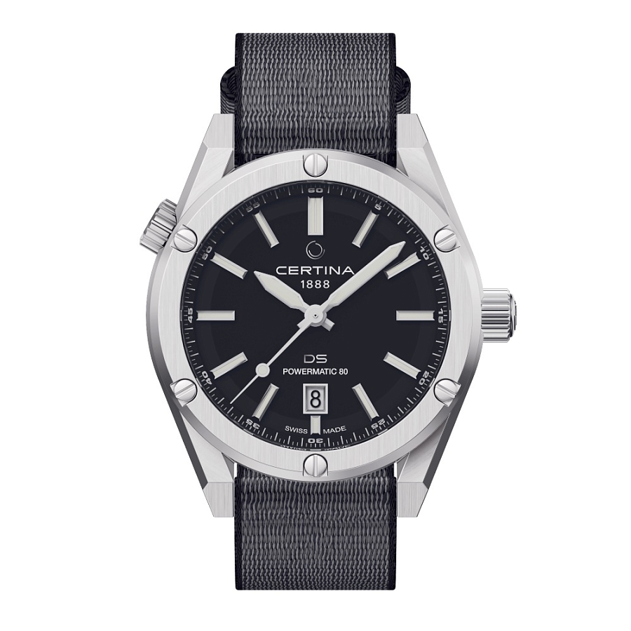 Часы Certina DS+ C041.407.19.051.00 — белый, сталь металл