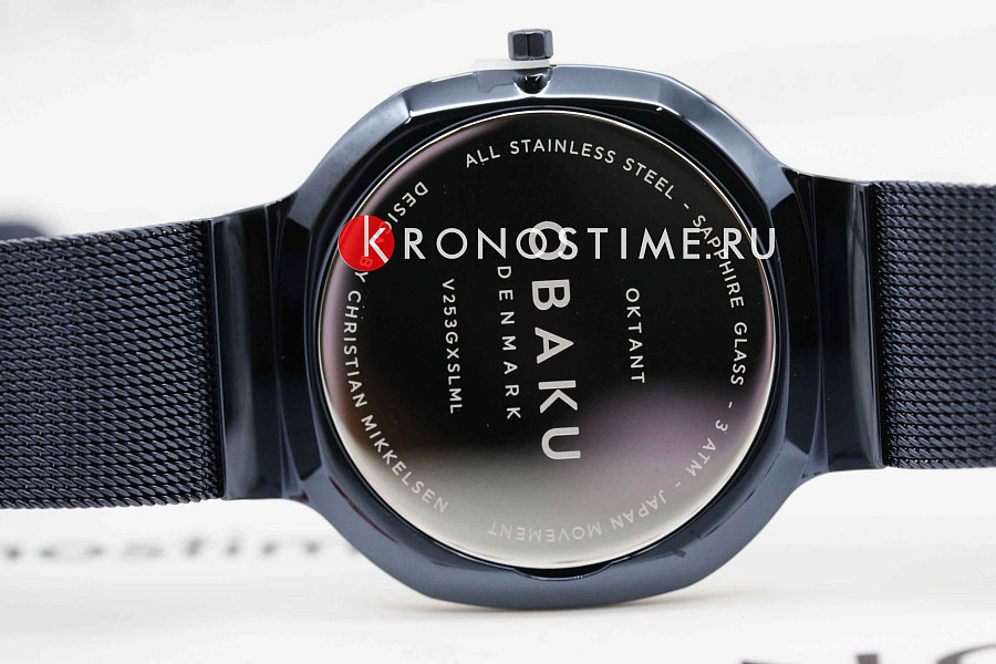 Часы Obaku Oktant V253GXSLML — металл сталь, Дания