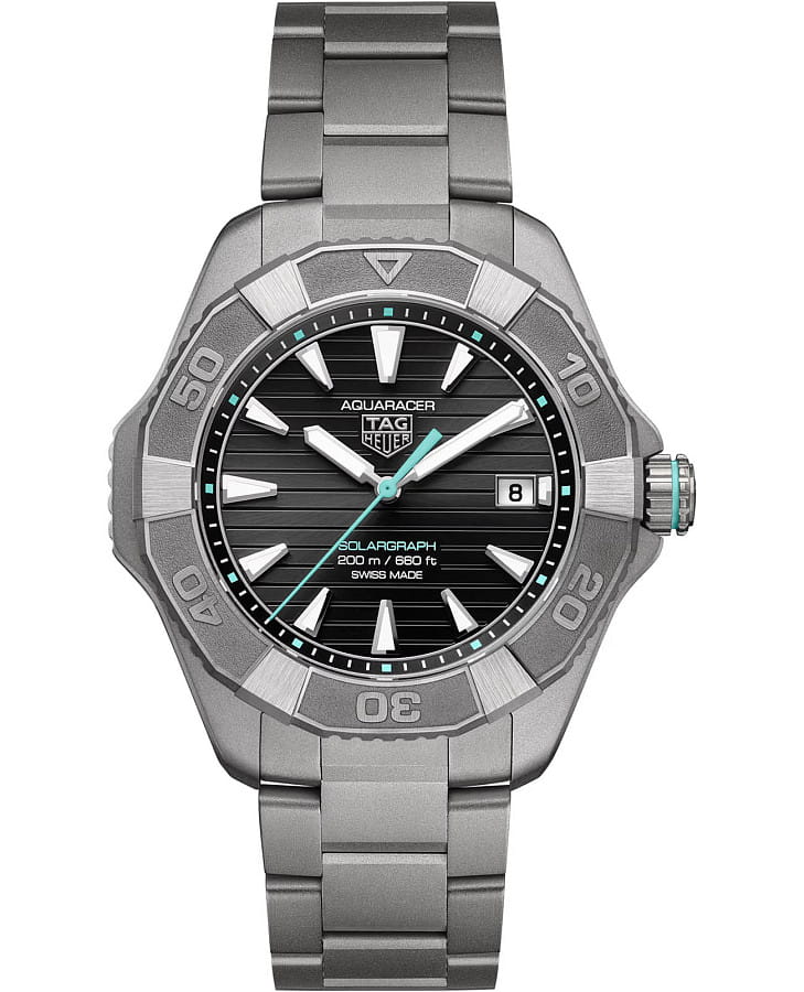 Часы TAG Heuer Aquaracer Professional 200 Solargraph WBP1184.BF0008 — мужские, черный