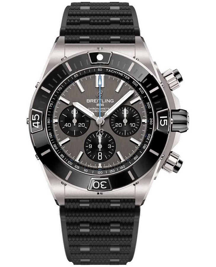 Часы Breitling Super Chronomat B01 44 mm EB0136251M1S1 — мужские, серый