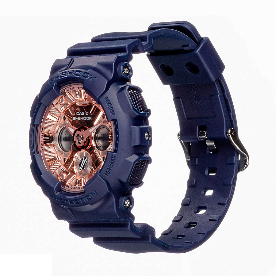 Часы Casio G-Shock GMA-S120MF-2A2 — электронные, пластик