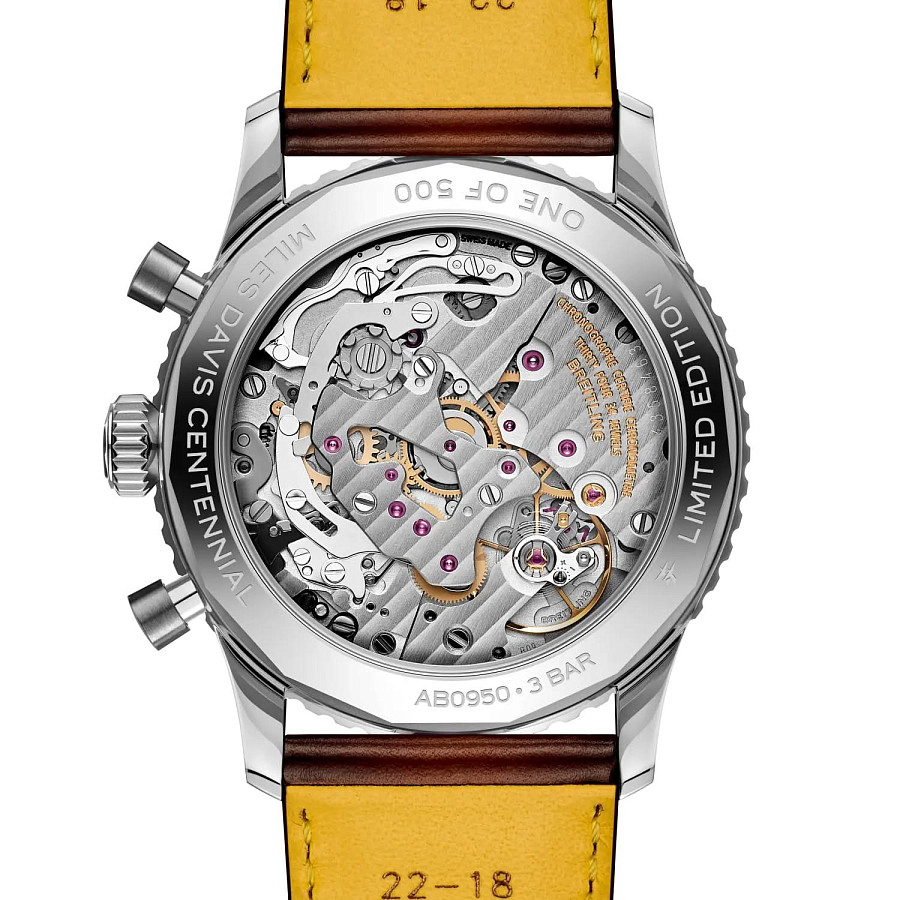 Часы Breitling Navitimer B09 Chronograph 41 Miles Davis AB09501A1B1X1 — кожаный, мужские