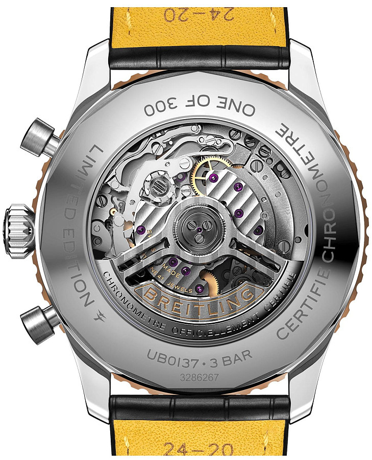 Часы Breitling Navitimer B01 Chronograph 41 UB01371A1B1P1 — кожаный, мужские