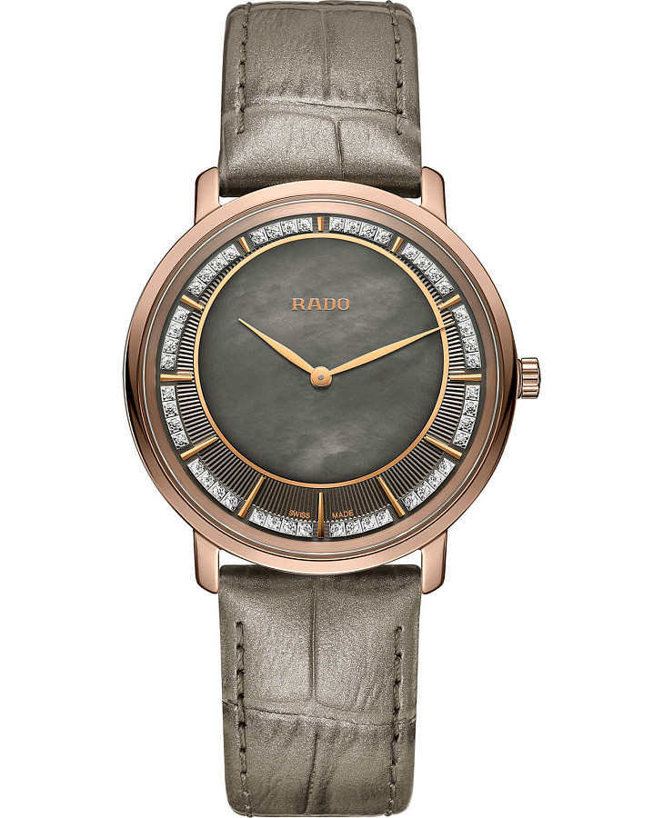 Часы Rado Diamaster Thinline R14071926 — мужские, серый