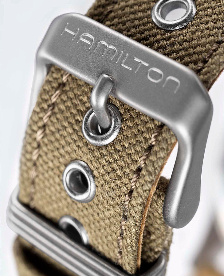 Часы Hamilton Khaki Field Mechanical H69439933 — черный, сталь металл