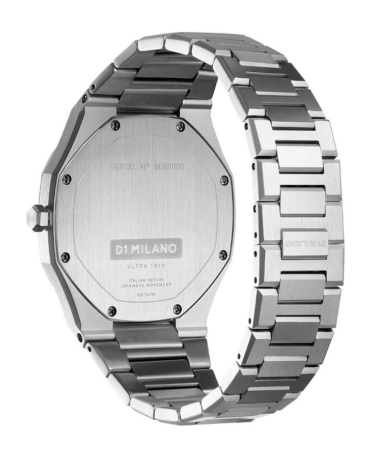 Часы D1 Milano Ultra Thin UTBL13 — сталь металл, Италия