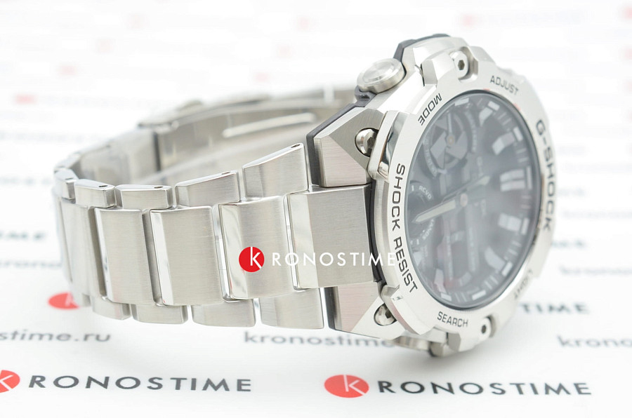 Часы Casio G-Shock GST-B400D-1ADR (GST-B400D-1A) — мужские, серебристый