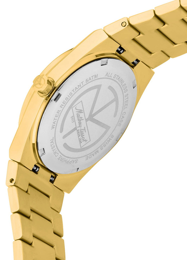 Часы Mathey-Tissot Zoltan D117PDI — нержавеющая сталь с pvd-покрытием, женские