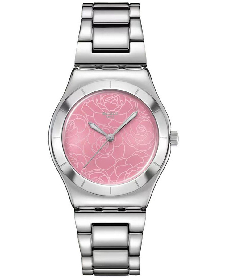 Часы Swatch Gent Petal Charm YLS234G — женские, розовый