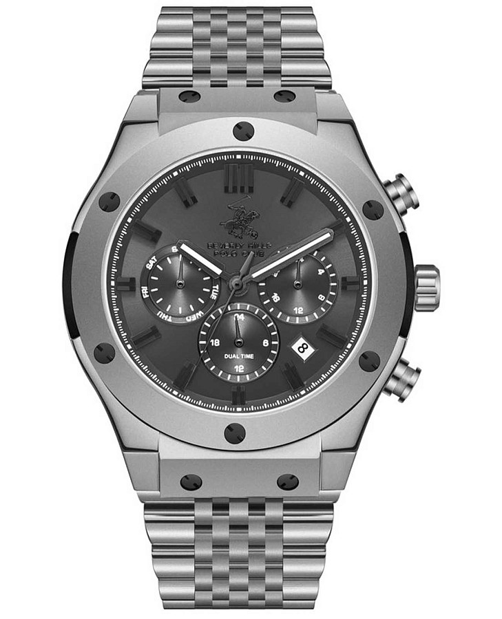 Часы Beverly Hills Polo Club BP3773X.030 — мужские, серый