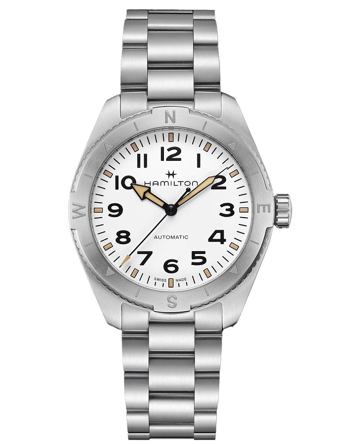 Часы Hamilton Khaki Field Expedition Auto H70315110 — мужские, белый