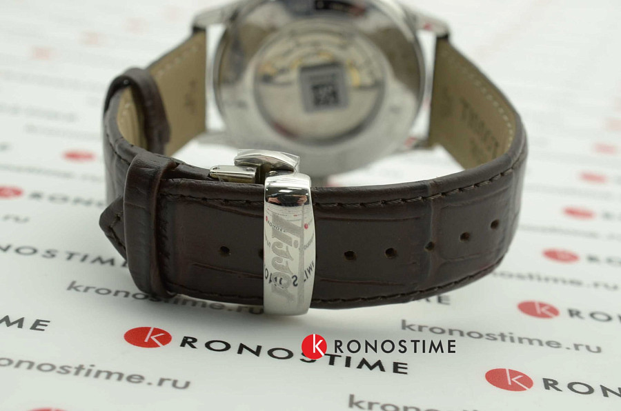 Часы Tissot Heritage Visodate Powermatic 80 T118.430.16.271.00 — мужские, коричневый