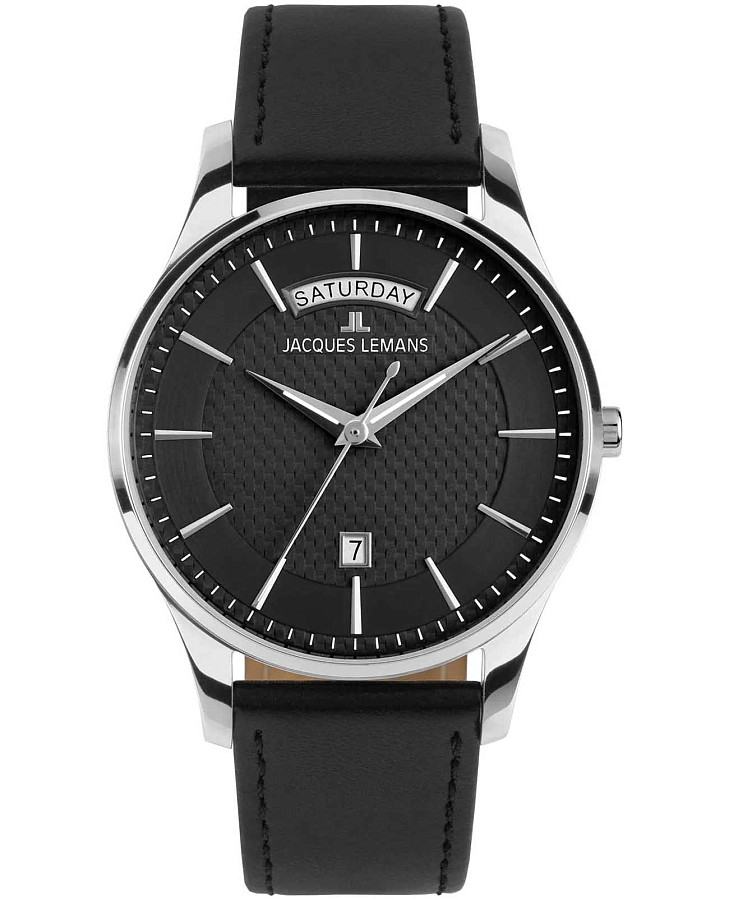 Часы Jacques Lemans London 1-2193A — мужские, черный